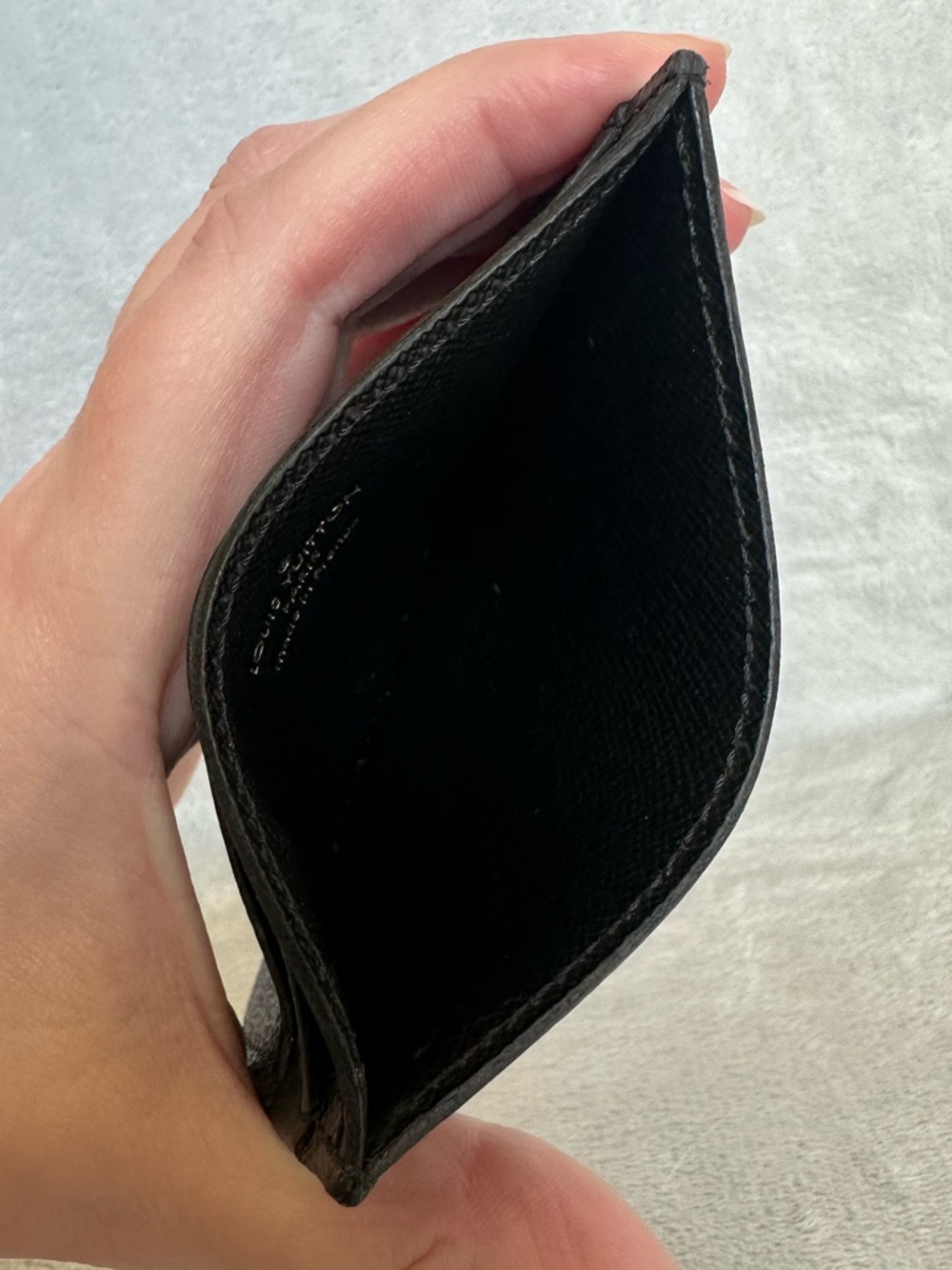 Louis Vuitton Monogram Eclipse Card Holder Black Wallet w/ COA + Dust Bag - Picture 16 of 16